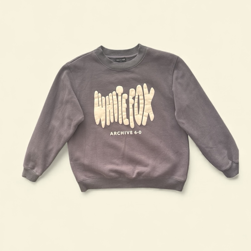 White Fox Archive 6.0 Sweatshirt Size XS–S (Oversized Fit)